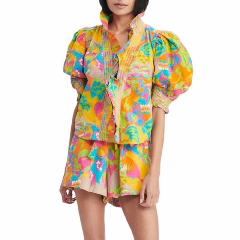 LOVE THE LABEL Zuri Top (Pima Print)